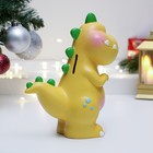 Копилка "Динозавр Рекс" желтая, 18см - Фото 3
