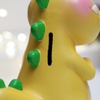Копилка "Динозавр Рекс" желтая, 18см - Фото 4