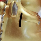 Копилка "Зубастый Дракончик" золотая, 12см - фото 24248552