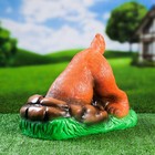 Садовая фигура "Собака ищет клад" оранжевая, 30см - Фото 2