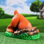 Садовая фигура "Собака ищет клад" оранжевая, 30см - Фото 3