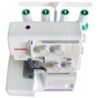 Оверлок Janome 8002D , 8 операций, 4/3 нити, 1300 ст/мин, бело-розовый - фото 51464231 Оверлок Janome 8002D , 8 операций, 4/3 нити, 1300 ст/мин, бело-розовый - фото 51464231
