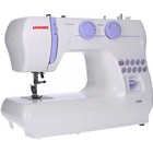 Швейная машина Janome 1008, 60 Вт, 10 операций, полуавтомат, белая - фото 10974518