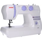 Швейная машина Janome 1008, 60 Вт, 10 операций, полуавтомат, белая