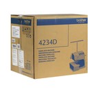 Оверлок Brother 4234D, 15 операций, 4 нити, 1300 ст/мин, ролевой шов, бело-синий - фото 51464247