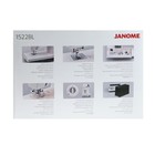 Швейная машина Janome 1522 BL, 60 Вт, 25 операции, автомат, бело-синяя - фото 51435314 Швейная машина Janome 1522 BL, 60 Вт, 25 операции, автомат, бело-синяя - фото 51435314