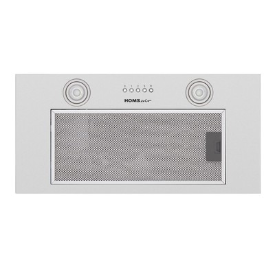 Кухонная вытяжка HOMSair CAMELIA POWER 60, 30 м2, 3 режима, нержавеющая сталь