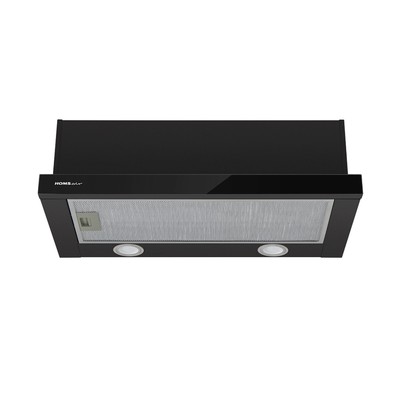 Кухонная вытяжка HOMSair FLAT 60 Glass, 20 м2, 2 режима, черный