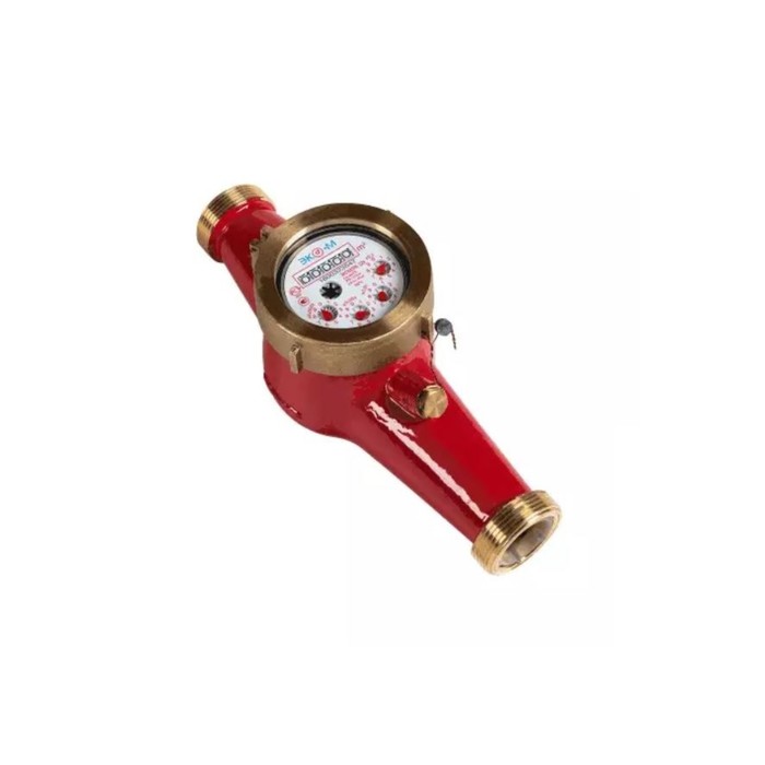 Счетчик воды универсальный «ЭКОМЕРА» Э-25У-260-СК, многоструйный, DN 25 мм, L=260 мм, с КМЧ - Фото 1