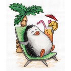 Набор для вышивания «Пингвиний отдых» 12 × 13 см - фото 281377848