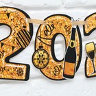 Гирлянда на ленте «Черный шик», длина 150 см - Фото 4