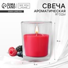 Ароматическая свеча «Садовые ягоды», 5×6 см. - Фото 1