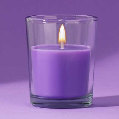 Ароматическая свеча «Лаванда», 5 х 6 см.