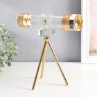 Фигурка «Подзорная труба», стекло, металл, 24×14×25 см - Фото 1