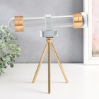 Фигурка «Подзорная труба», стекло, металл, 24×14×25 см - Фото 2