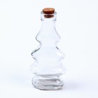 Основа для творчества и декорирования - бутылочка с крышкой «Ёлочка» объём: 170 мл - фото 6959600
