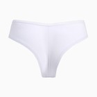 Трусы женские стринги, цвет белый, размер 48 - фото 22311714