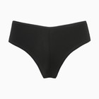 Трусы женские стринги, цвет чёрный, размер 48 - фото 22311739