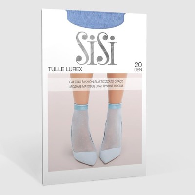 Носки женские TULLE LUREX, цвет чёрный (nero)