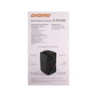 Портативная колонка Digma D-PS1505, подсветка, 20Вт, BT, microSD,USB,AUX,FM, 1200мАч, черная - Фото 9