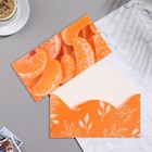 Конверт для денег «Мандарины» 17×8.5 см 9789389