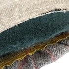 Краги сварщика спилковые ТУНДРА, комбинированные, пятипалые, телячья кожа, 270 мм, 200 г - Фото 2