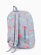 Рюкзак школьный на молнии, с карманом, размер 32×15×43 см, серый/разноцветный 9421477