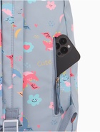 Рюкзак школьный на молнии, с карманом, размер 32×15×43 см, серый/разноцветный 9421477