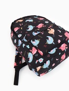 Рюкзак школьный на молнии, с карманом, размер 32×15×43 см, чёрный/разноцветный 9421478