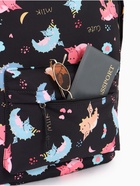 Рюкзак школьный на молнии, с карманом, размер 32×15×43 см, чёрный/разноцветный 9421478