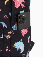 Рюкзак школьный на молнии, с карманом, размер 32×15×43 см, чёрный/разноцветный 9421478