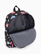 Рюкзак школьный на молнии, с карманом, размер 32×15×43 см, чёрный/разноцветный 9421478