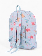 Рюкзак школьный на молнии, с карманом, размер 32×15×43 см, голубой/разноцветный 9421479