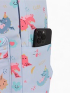 Рюкзак школьный на молнии, с карманом, размер 32×15×43 см, голубой/разноцветный 9421479