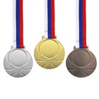 Медаль под нанесение 003, d= 6,5 см. Цвет серебро. С Лентой - фото 319559034