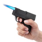 Портсигар металлический с зажигалкой газовой «Пистолет», трансформер, на 10 сигарет, 11.6×9×2.1 - Фото 3