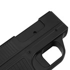 Портсигар металлический с зажигалкой газовой «Пистолет», трансформер, на 10 сигарет, 11.6×9×2.1 - Фото 4