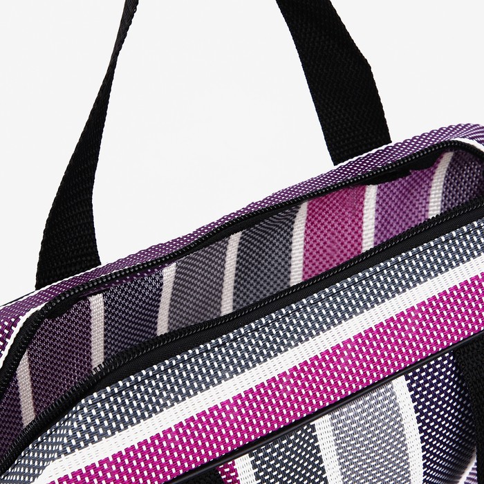 Косметичка на молнии, цвет сиреневый 36334