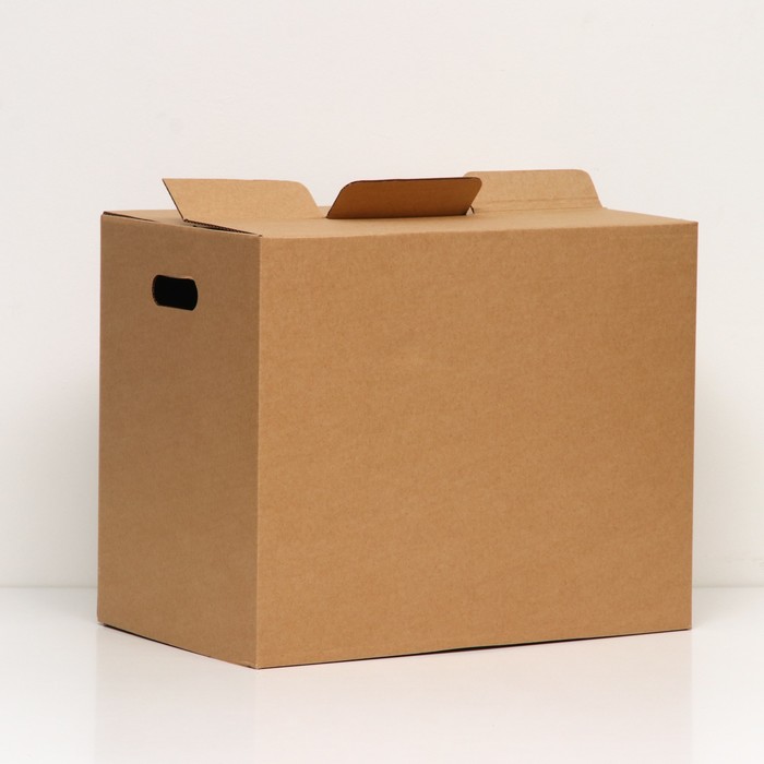 Коробка для переезда, бурая, 50 х 31 х 40 см - Фото 1