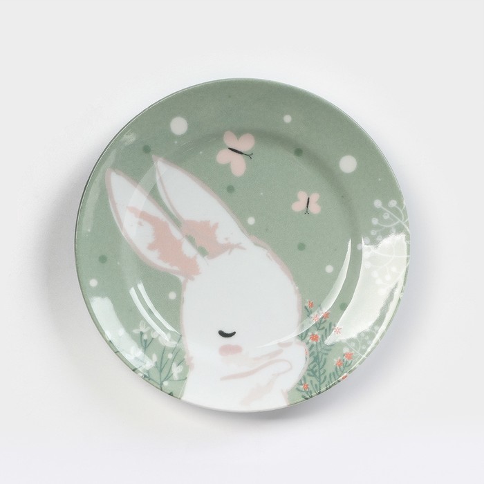 Тарелка Bunny, d=17.5 см, фарфор - Фото 1