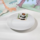 Тарелка фарфоровая «Панда», d=17,5 см, белая - фото 2881198
