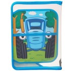 Папка пластиковая А4, на молнии, Синий трактор - фото 9929585