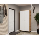 Шкаф распашной двухстворчатый HYGGE, 940×480×1950 мм, цвет дуб золотой/белый - Фото 6