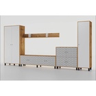 Комод для хранения «Зиг-Заг» HYGGE, 940×450×930 мм, цвет дуб/белый 9755393