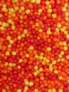 УЦЕНКА Сахарное драже «Бисер»: оранжевый, желтый, красный, 20 г (срок до 28.11.25) - Фото 2