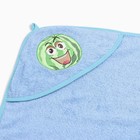 Полотенце-уголок Арбуз 75×95 см, цвет голубой, махра, 100% хлопок - Фото 3