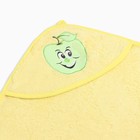 Полотенце - уголок махровое «Яблоко», 75×95 см, хлопок 100%, жёлтое - фото 41587866