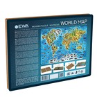 Деревянный пазл EWA «Большая карта мира», 501 деталь, 55x40 см - Фото 13
