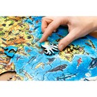 Деревянный пазл EWA «Большая карта мира», 501 деталь, 55x40 см - Фото 5