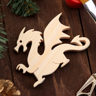 Заготовка для творчества "Дракон", 9,5 х 7 х 1,2см - фото 23903925